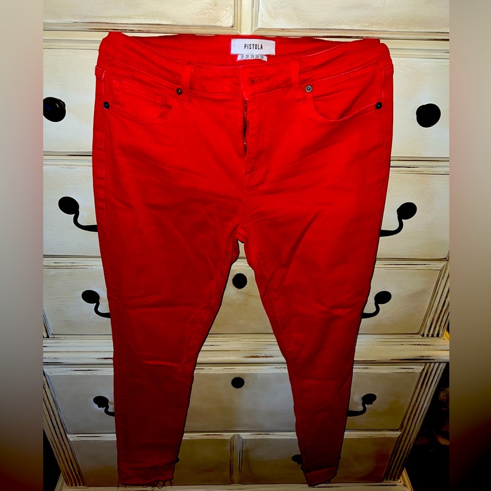 Pistola Red skinny jeans.